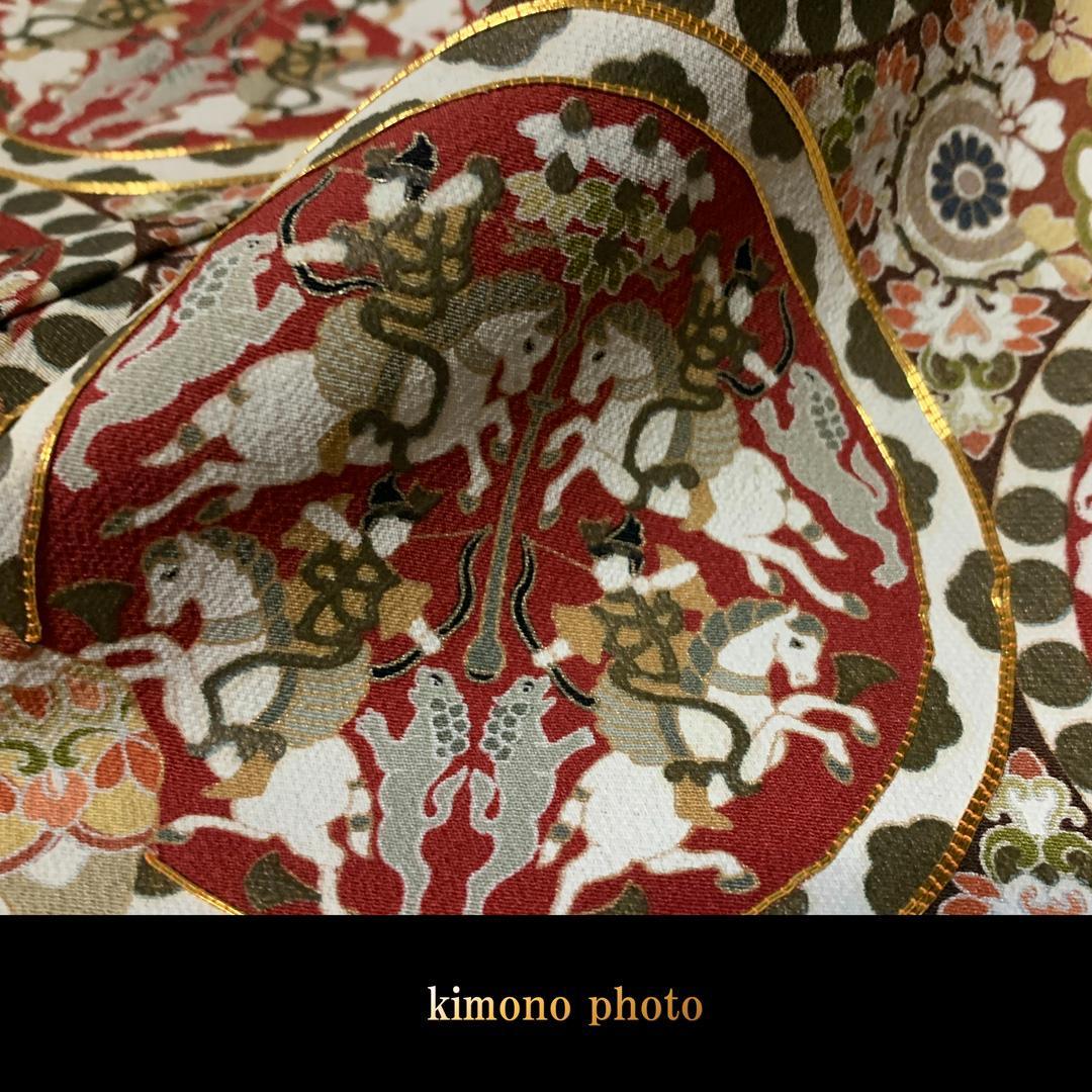 正絹【新品、未使用】6点フルセット【トールサイズ】極上逸品金彩