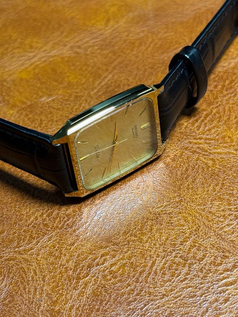 A139 希少 稼動品 SEIKO DOLCE スクエア型 80年代ヴィンテージ - メルカリ
