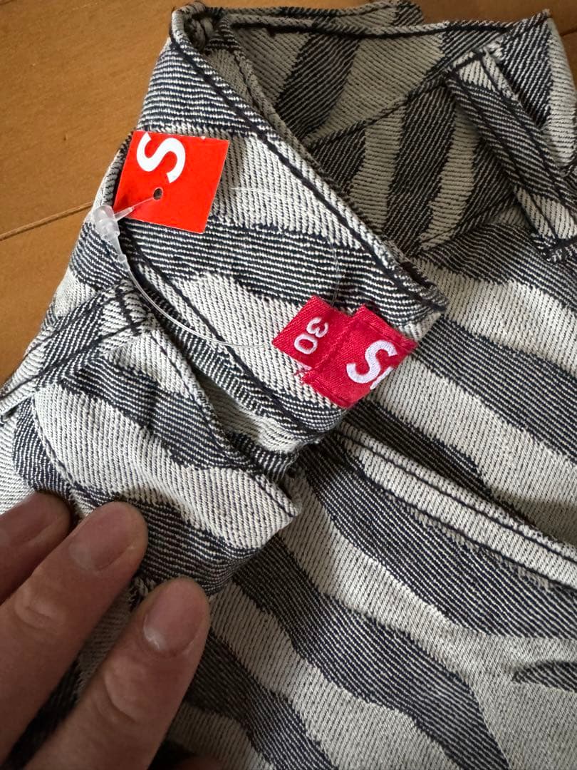 パンツ supreme Double Knee painter pant \"zebra\"