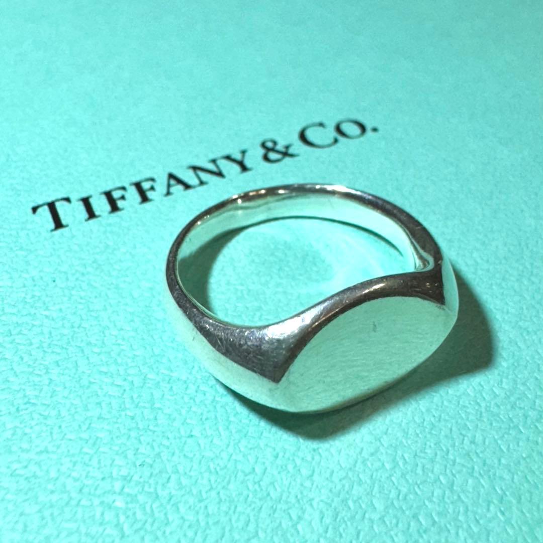 Tiffany リング シルバー ティファニー シグネット 印台 925 - メルカリ
