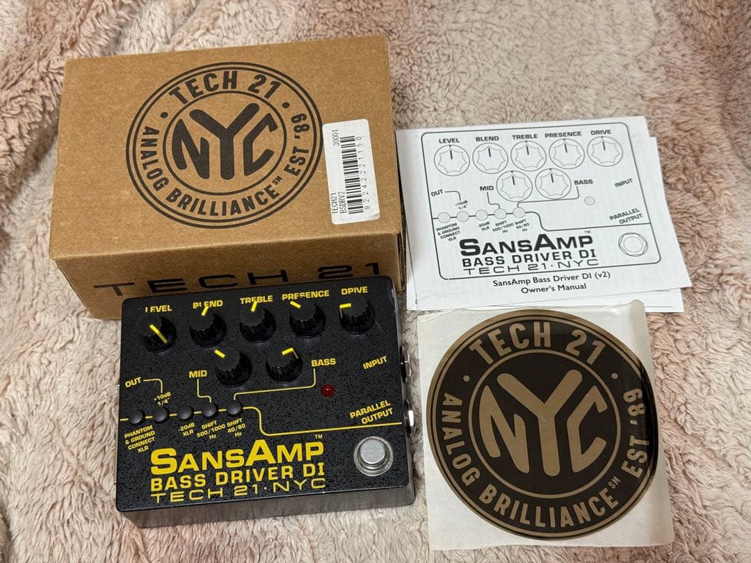 Tech 21 SansAmp Bass D DI v2 美品 定番 BASS DRIVER DI V2 | キクタニミュージック
