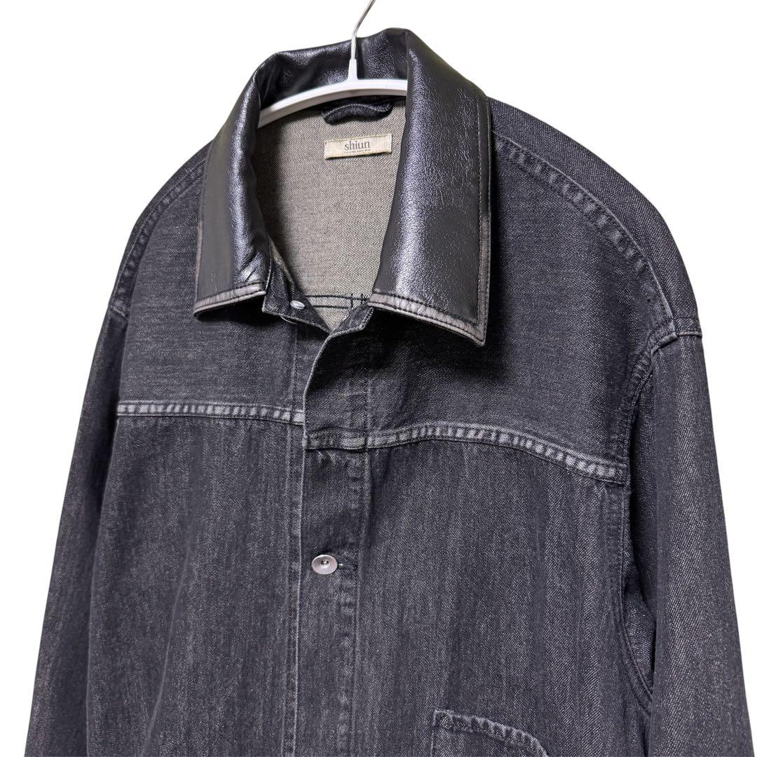 Shiun】FADED DENIM JACKET - メルカリ
