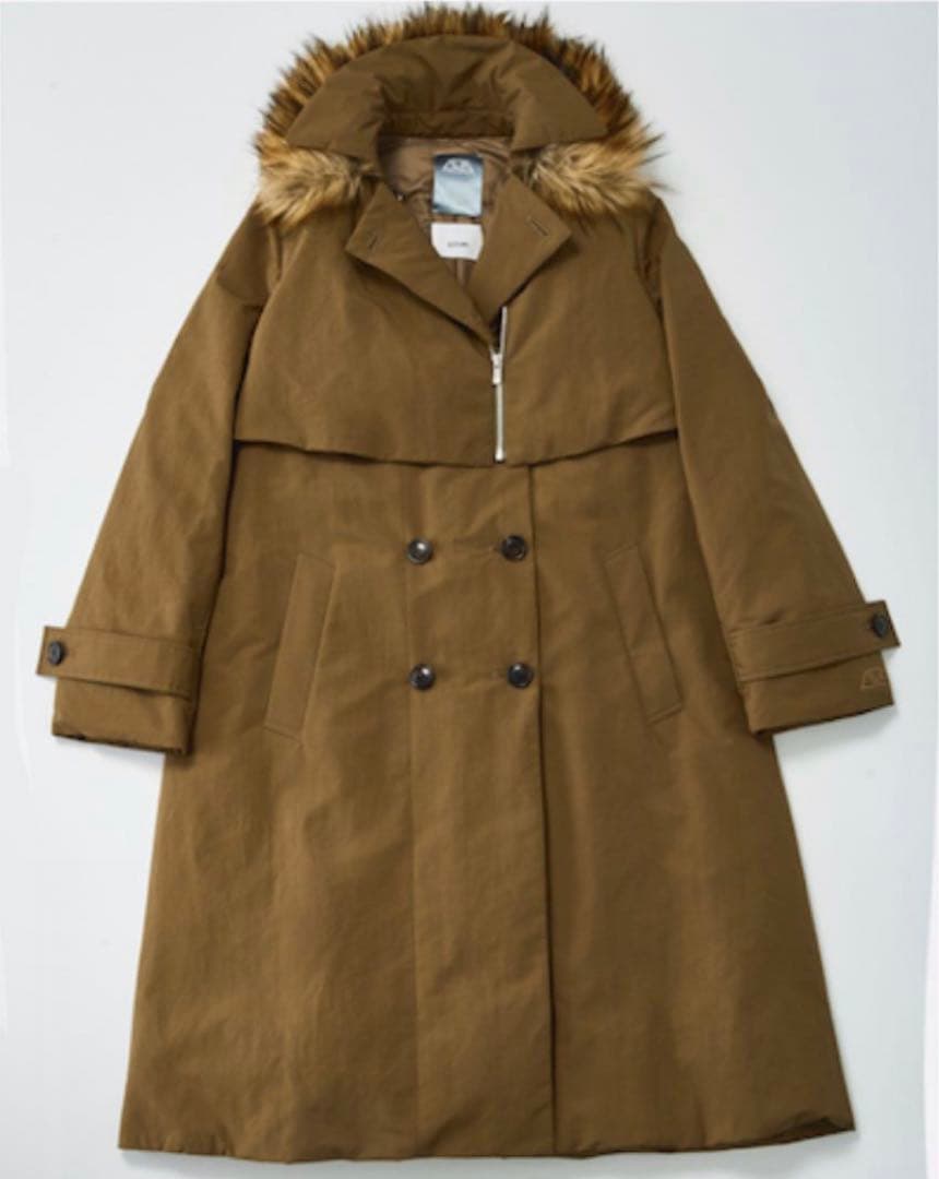 EZUMI × オンワード樫山 トレンチ ロングダウン ブラウン 定価16万