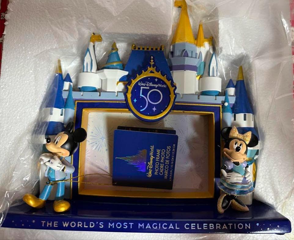 ディズニーミッキー&ミニー50周年フォトフレーム新品