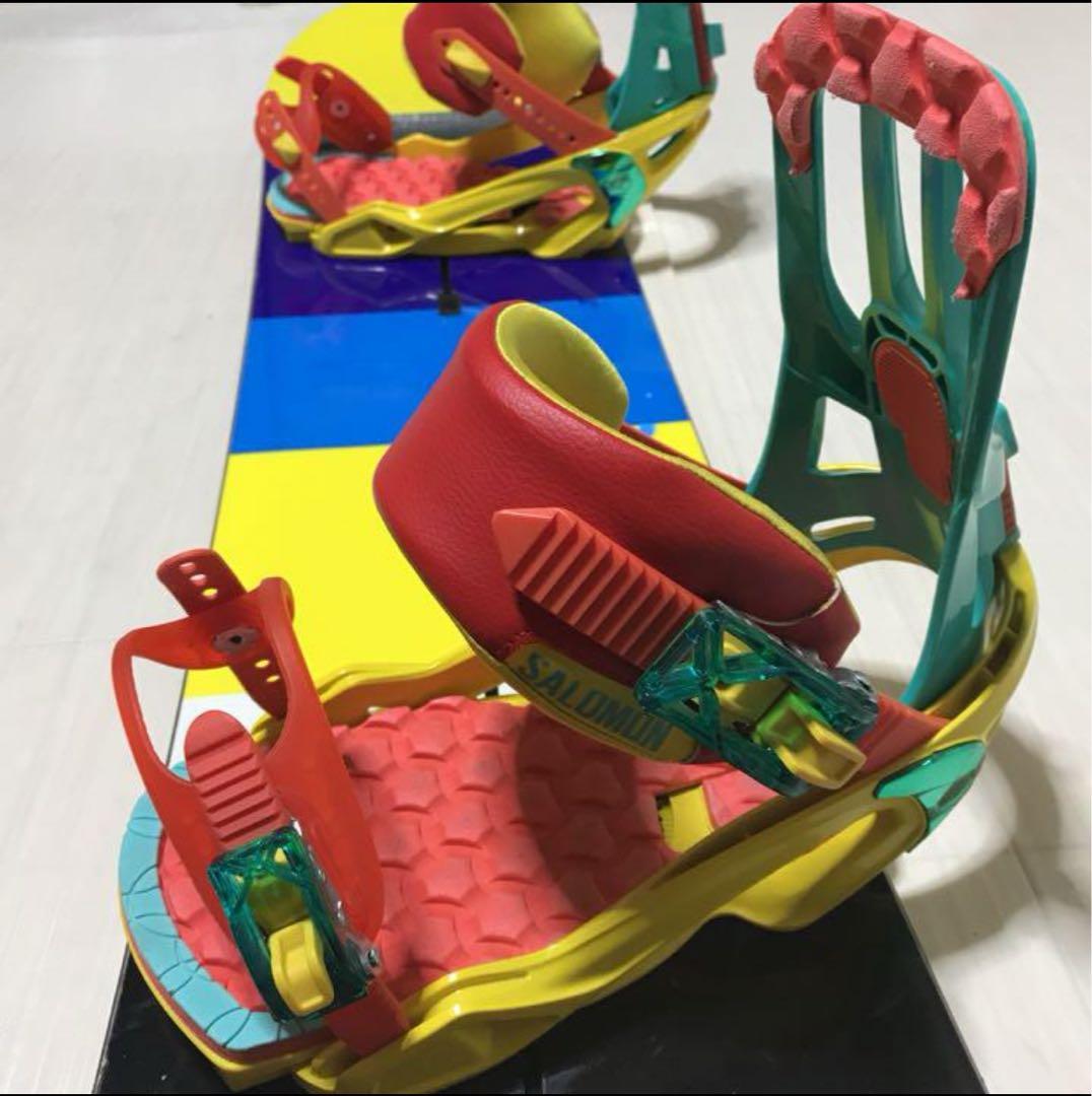 BURTON CUSTOM スノーボード 154cm SALOMONビンディング