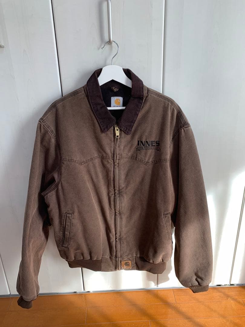 carhartt サンタフェジャケット ブラウン メキシコ製 ダックジャケット Carhartt カーハート サンタフェジャケット ダック地 ワークジャケット