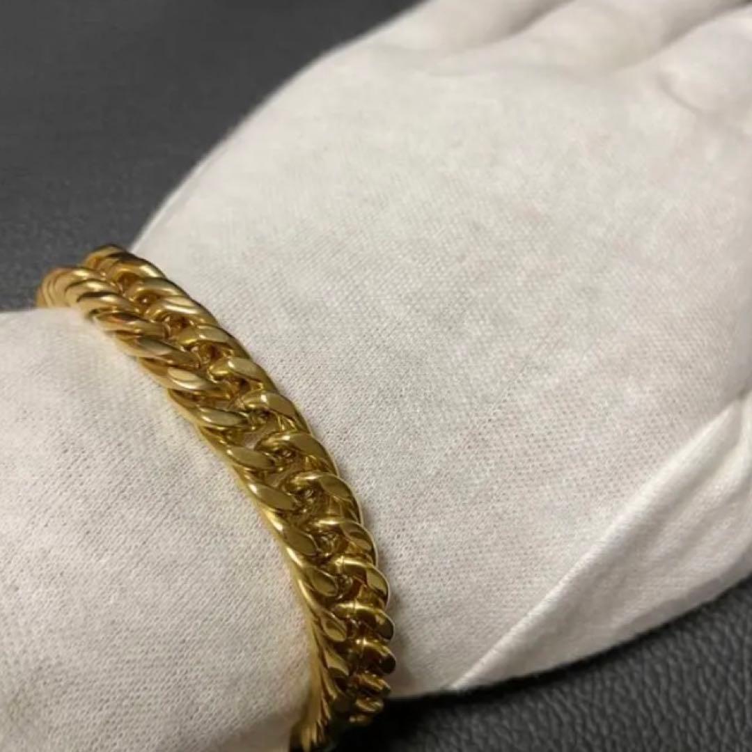 舐達麻着用18k gp マイアミチェーン ブレスレット ゴールド アバランチ