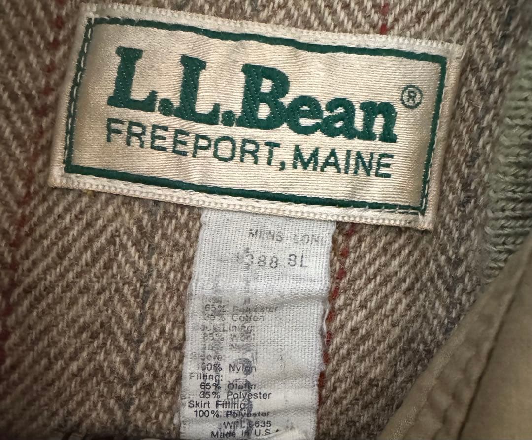 名作 80s L.L.Bean ストームコート USA製 ベージュ