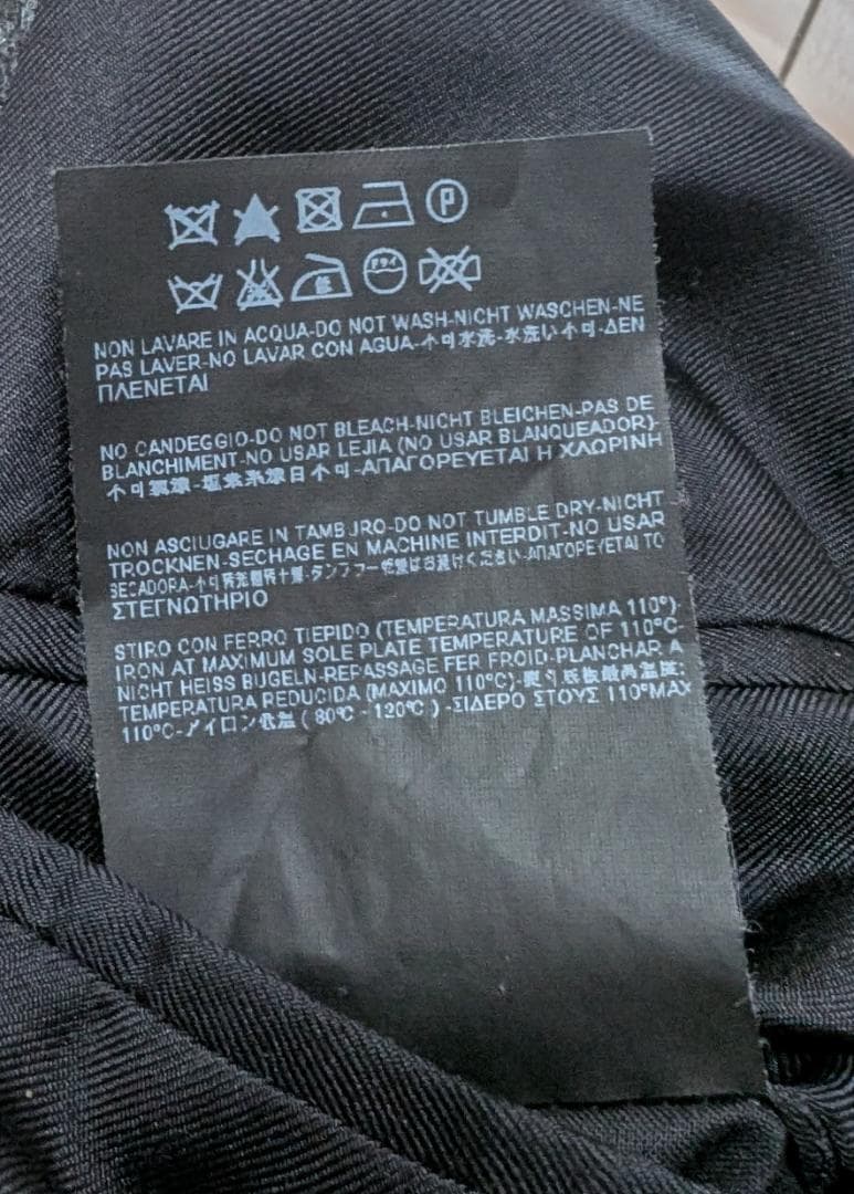 52万 13AW サンローランパリ ウール フランネル チェスターコート 50