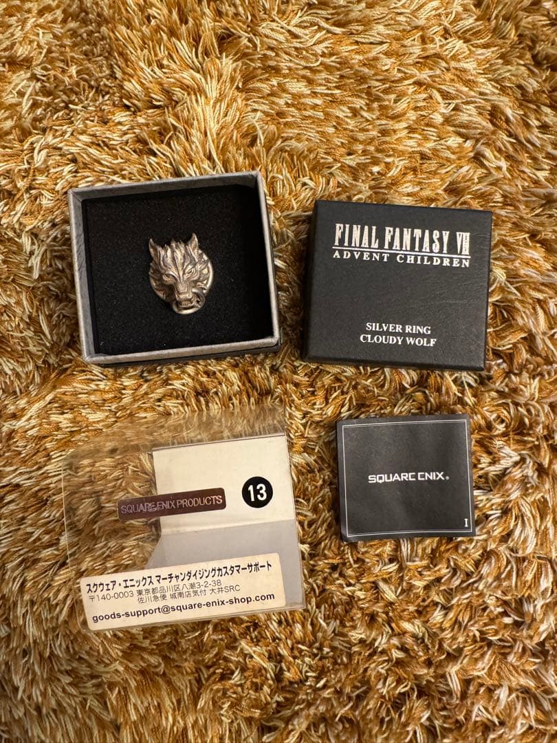 FINAL FANTASY VII シルバーリング クラウディウルフ　S925 ち*ん様 ファイナルファンタジー7 クラウディウルフ シルバーリング