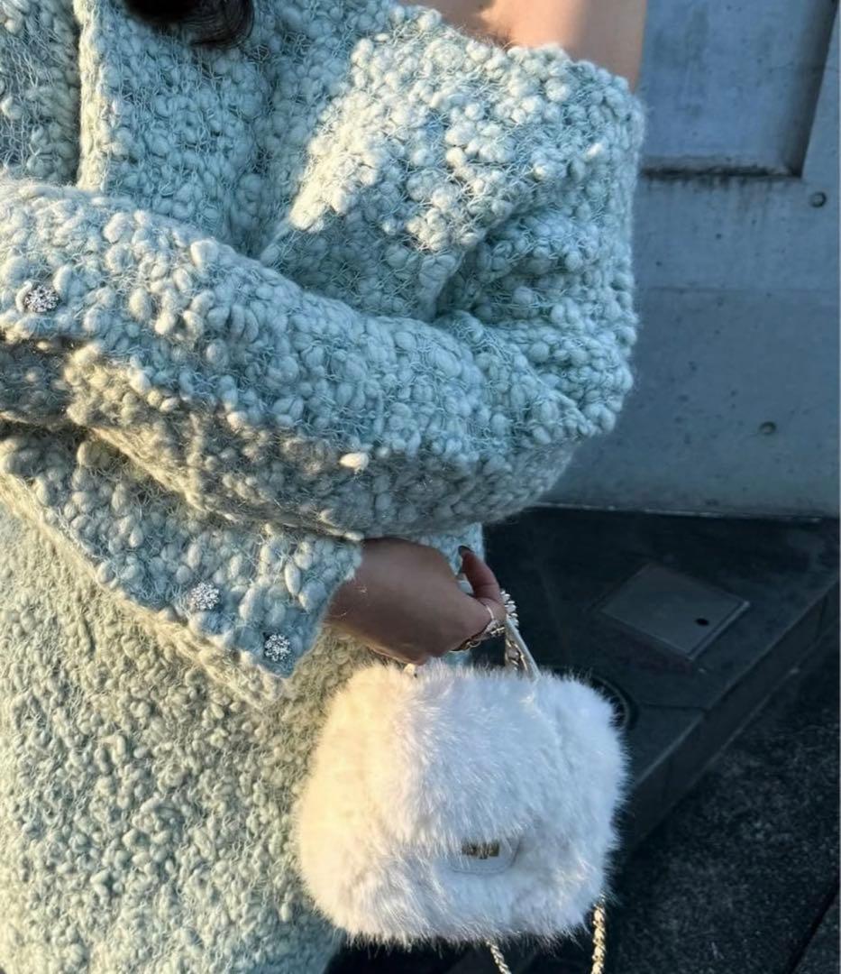 shellerシェリエ 5周年ノベルティ ファーバッグ