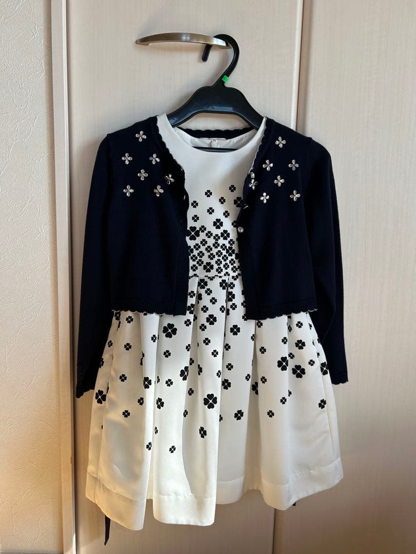 ケイトスペード♠️ワンピース・カーディガン　セット　フォーマル ケイトスペード☆ワンピース＆カーディガン ケイトスペード