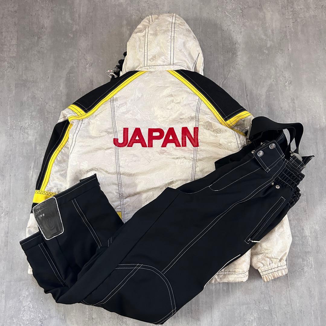 Z221 ROSSIGNOL 日本代表モデル スキーウェア 上下 メンズ L ロシニョール(ROSSIGNOL) スキーウェア 上下セット ROSSIGNOL SUIT