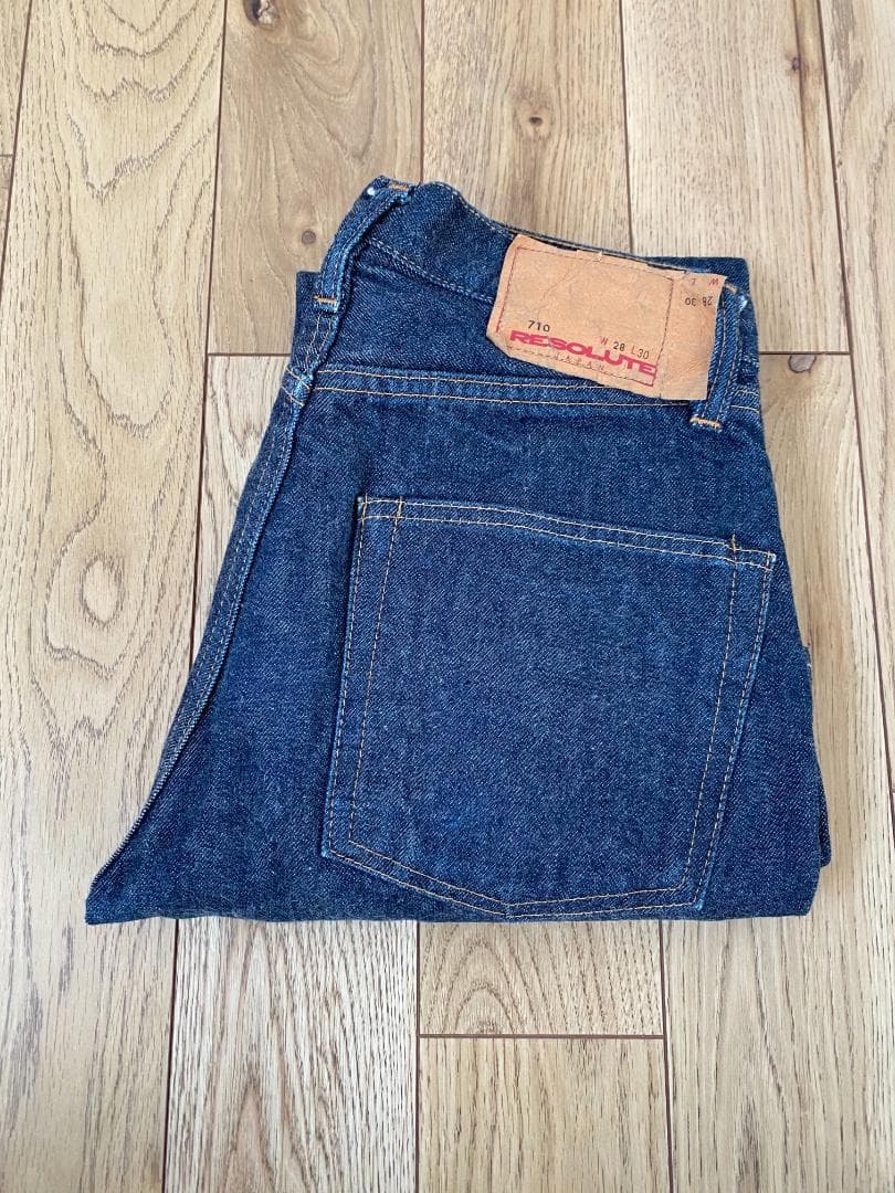 RESOLUTE リゾルト 710 濃紺 ジーンズ デニムパンツ W28 - メルカリ