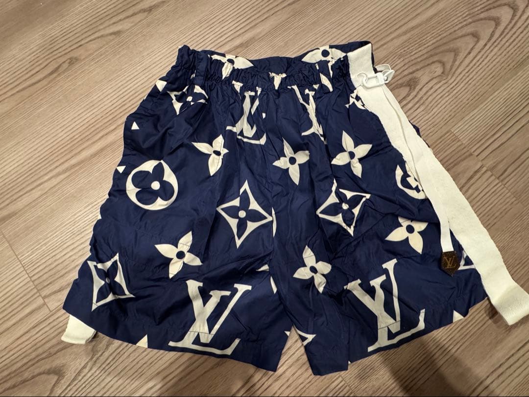 ルイ・ヴィトン ネイビー モノグラムパンツ モノグラム ドローストリングパンツ ｜ルイ・ヴィトン 公式サイト - 1AJIFQ