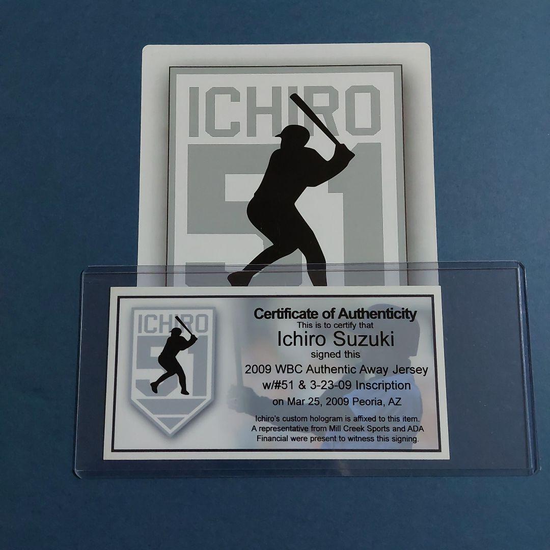 超レア 2009WBCイチロー選手直筆サイン入りスポンサー付き