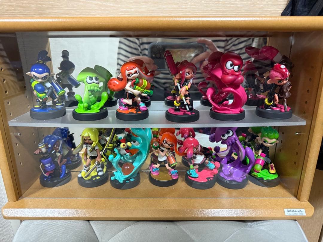 スプラトゥーン amiibo 13体セット 飾り棚付き フィギュア
