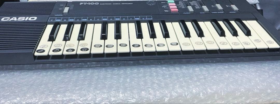 Casio PT-100☆ビンテージミニシンセサイザー☆希少レア☆昭和レトロ