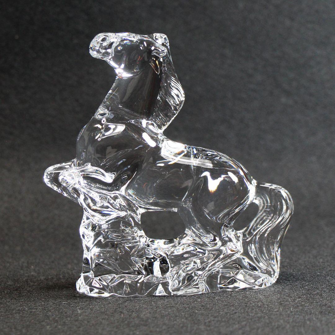 バカラ　クリスタル　干支　馬 バカラ（Baccarat） クリスタルフィギュア ゾディアック 干支 馬 (午