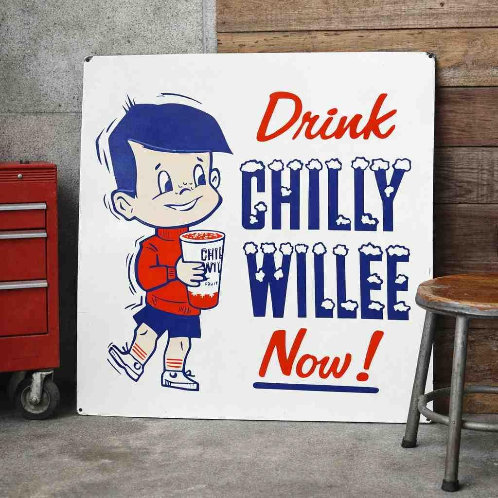 チリー・ウィリー看板 CHILLY WILLIE ビンテージ 76cm 2026年最新】Yahoo!オークション -チリーウィリーの中古品・新品・未