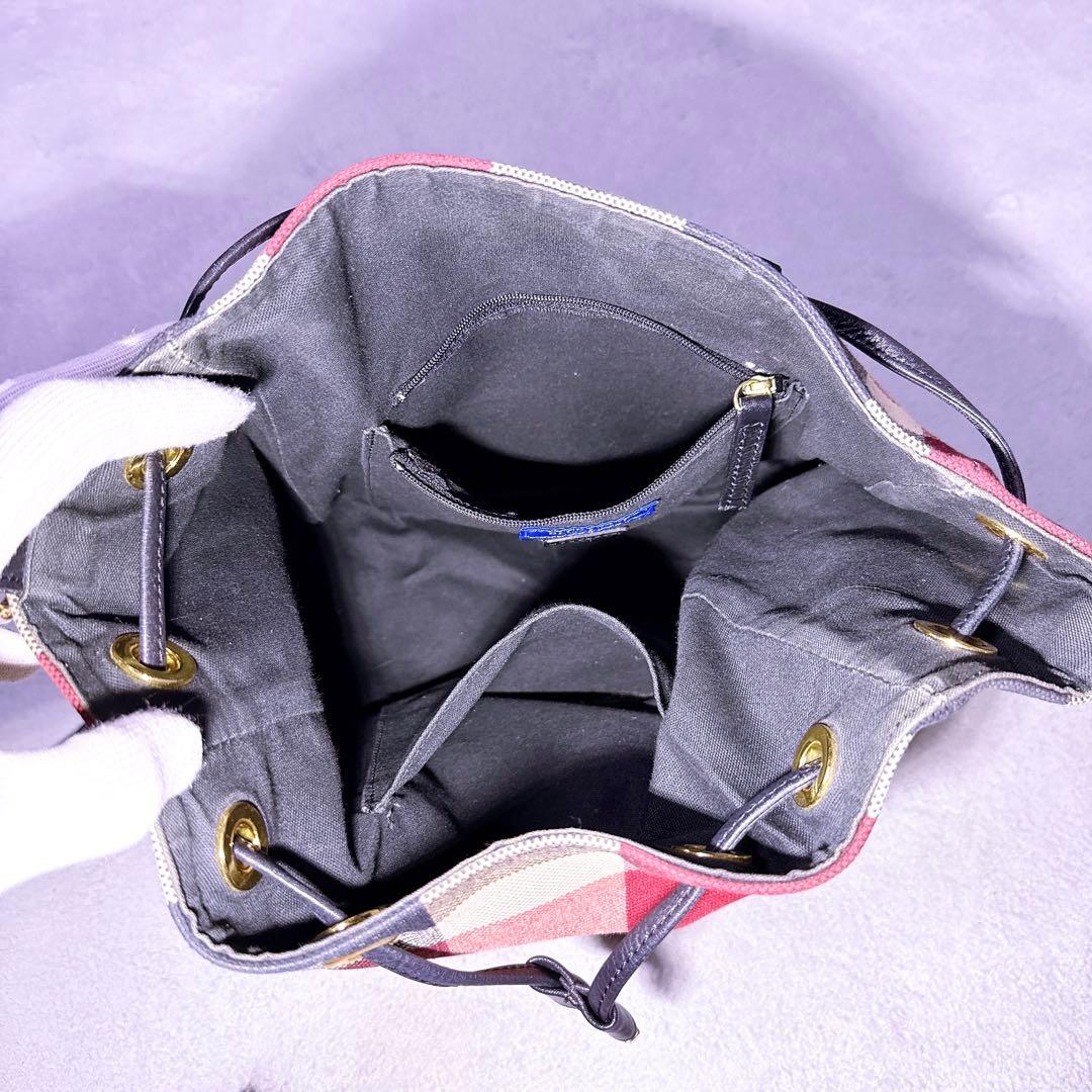 極美品】クレストブリッジチェックキャンバスコロンバッグ 3way レディース