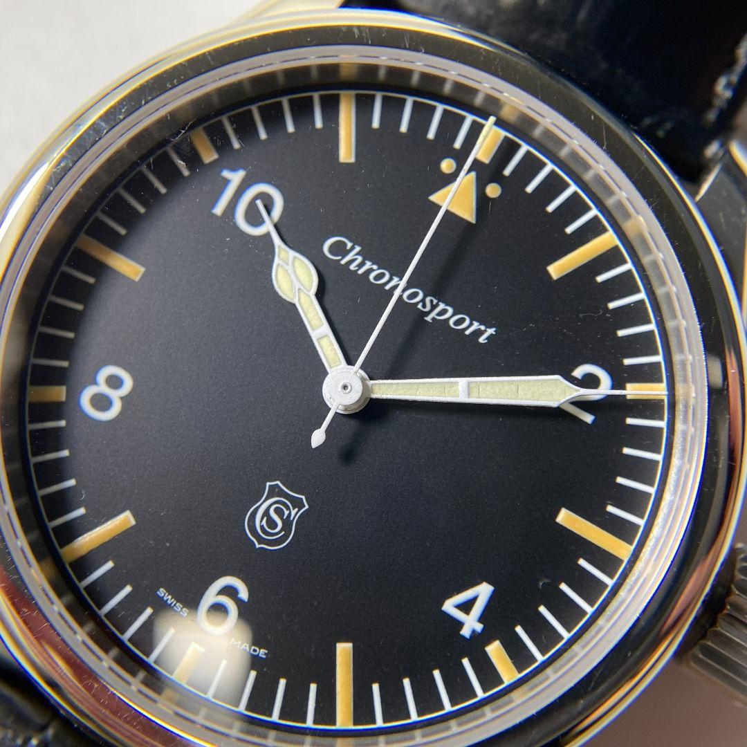 希少 クロノシュポルト CHRONOSPORT GUINAND 手巻き腕時計 - メルカリ