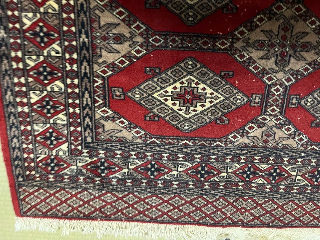ビンテージイラン手織り絨毯ラホールバルーチ ペルシャ絨毯182㌢✖️120㌢
