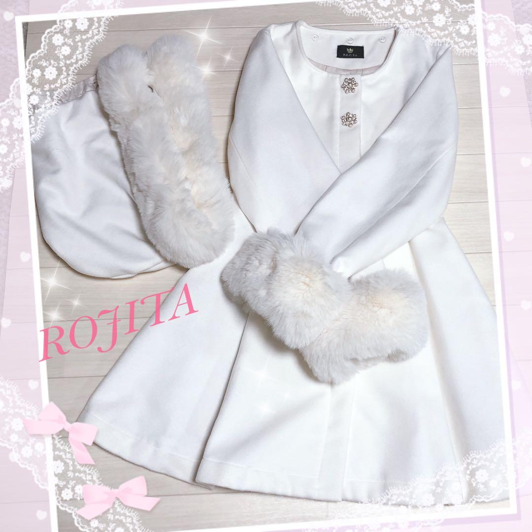 ROJITA バックリボンフーディーコート - メルカリ