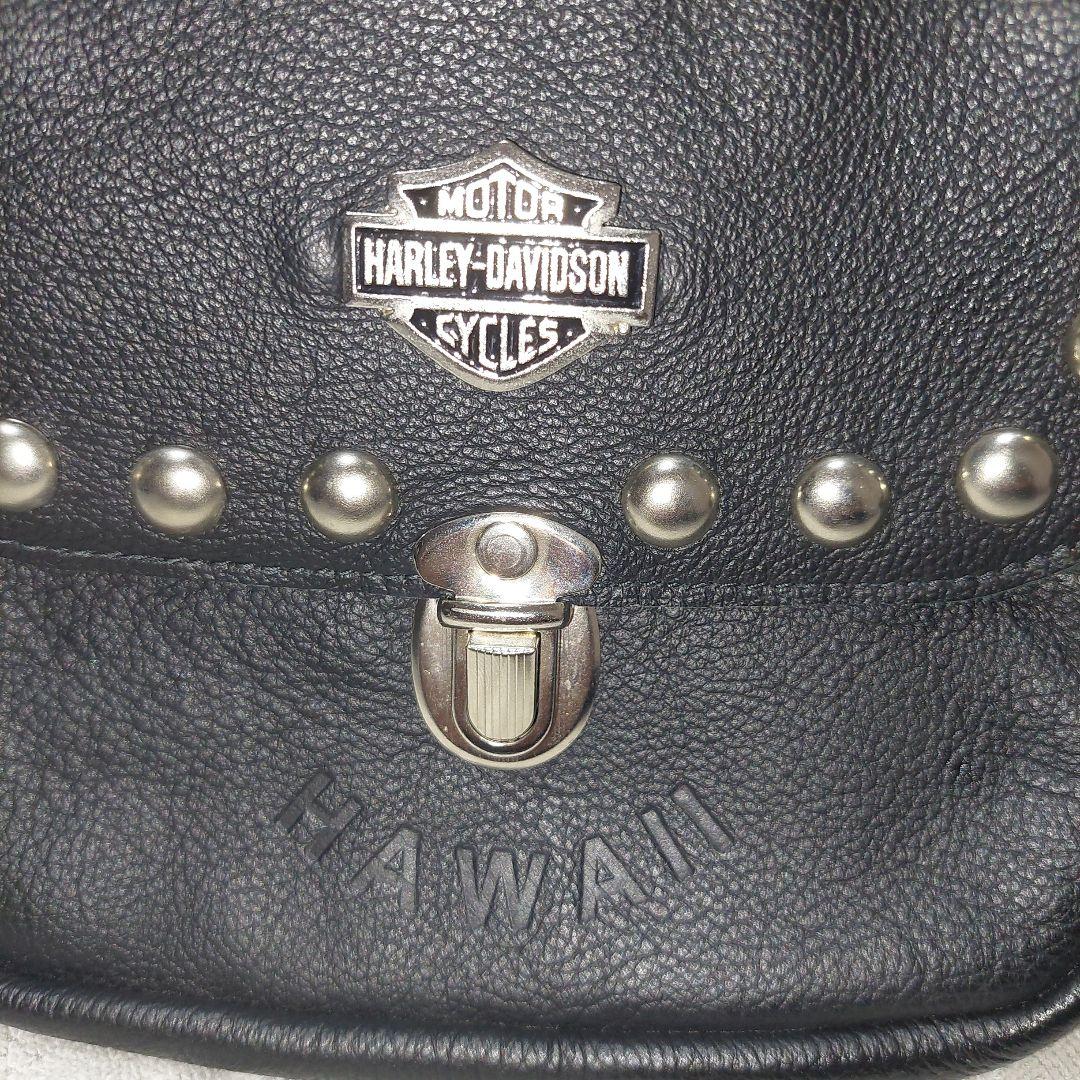 ハーレーダビッドソン レザーバッグ ウエストポーチ ヒップバッグ