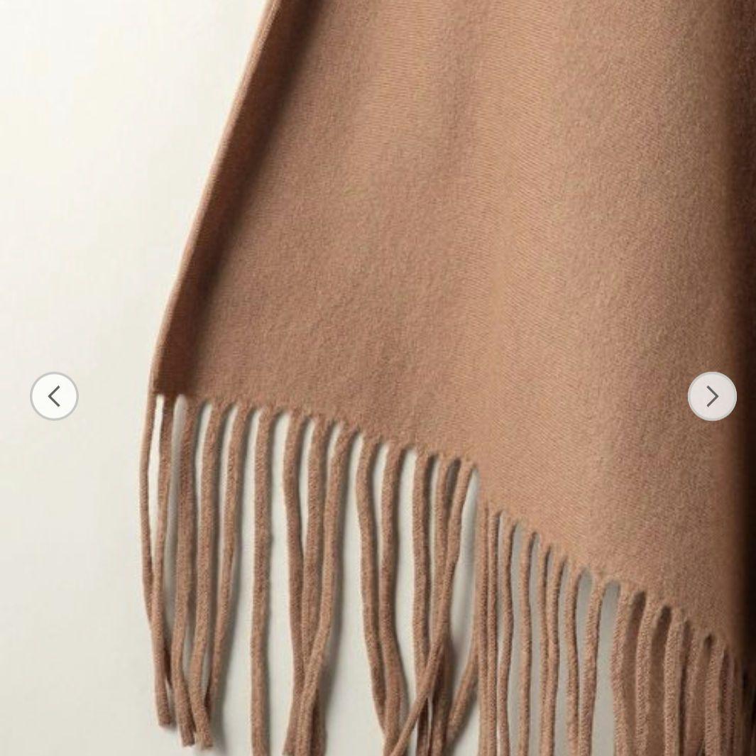 アストラット フリンジ ポンチョ ASTRAET ユナイテッドアローズ ブラウン