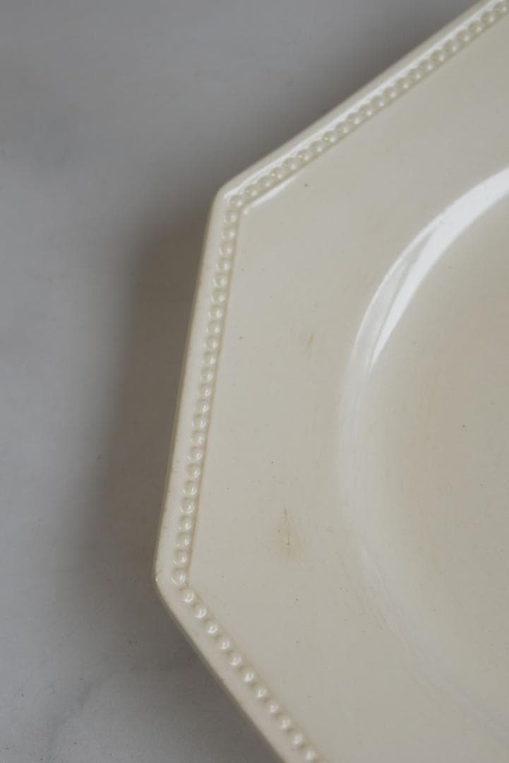 2枚組 サルグミンヌ オクトゴナル皿 フランスアンティーク