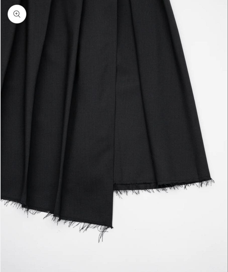asymmetry wool wrap skirt / ilean - メルカリ
