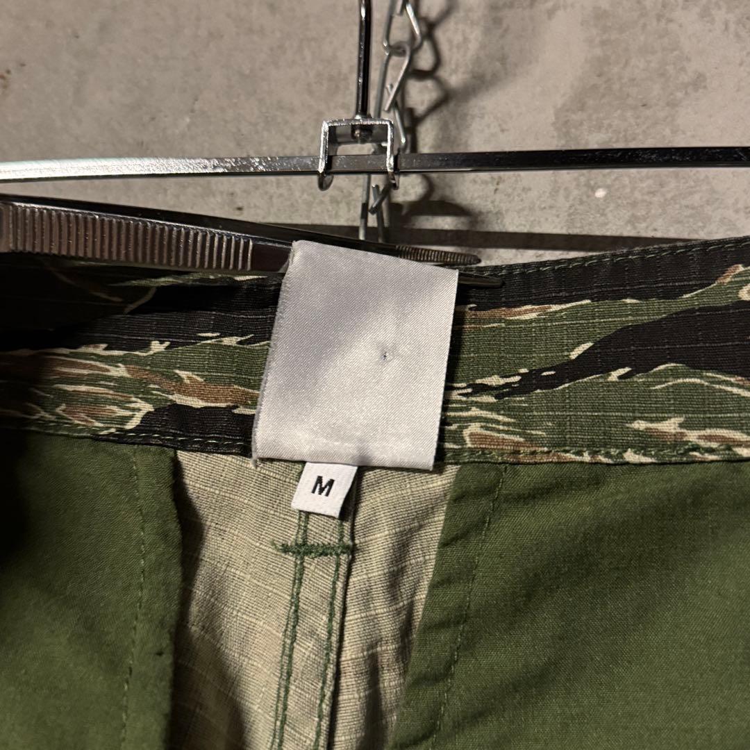 レディース X-girl エックスガール タイガーストライプカモパンツ 軍