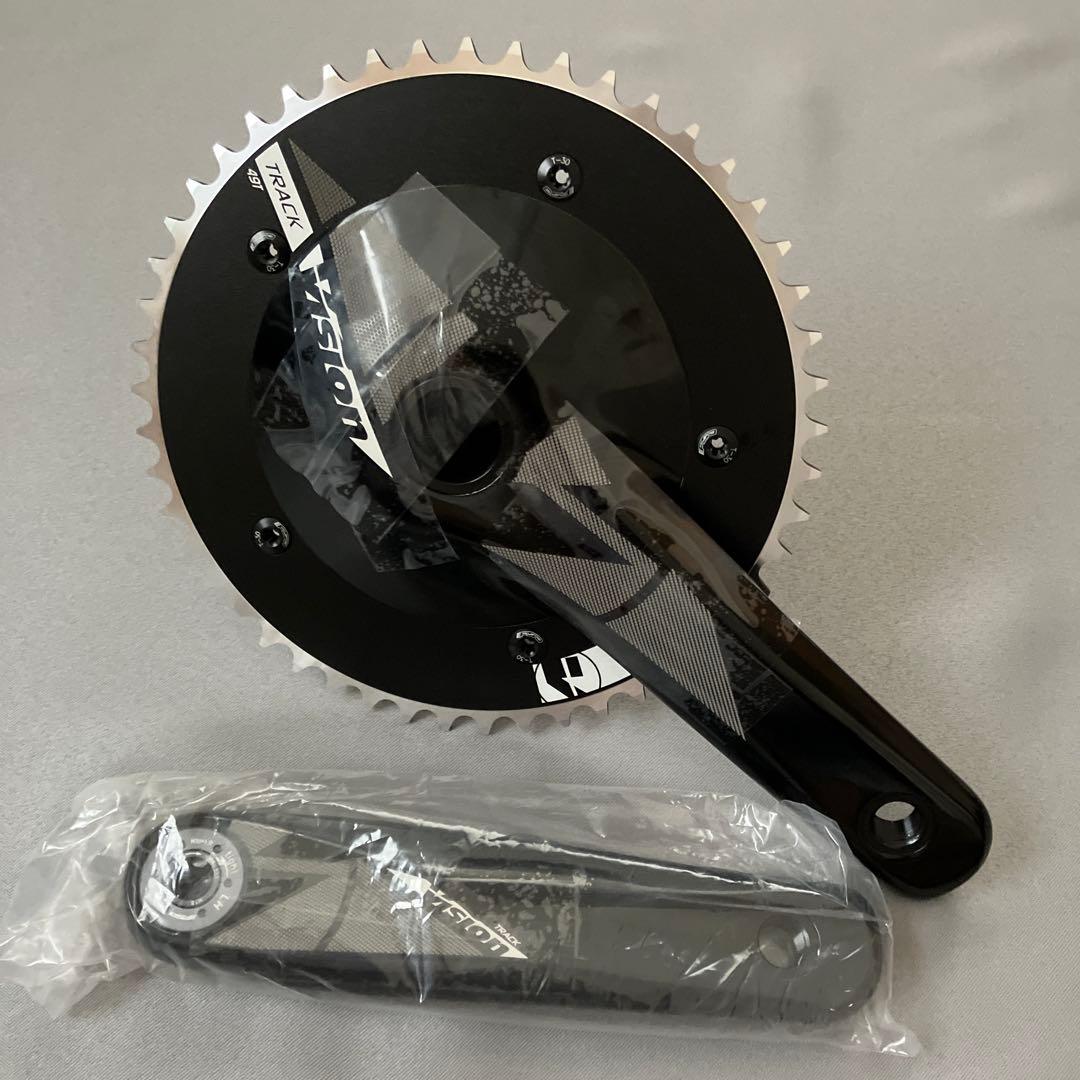 VISION CK TRACK 49T クランクセット 165mm ブラック VISION CK TRACK 49T クランクセット 165mm ブラック vision track