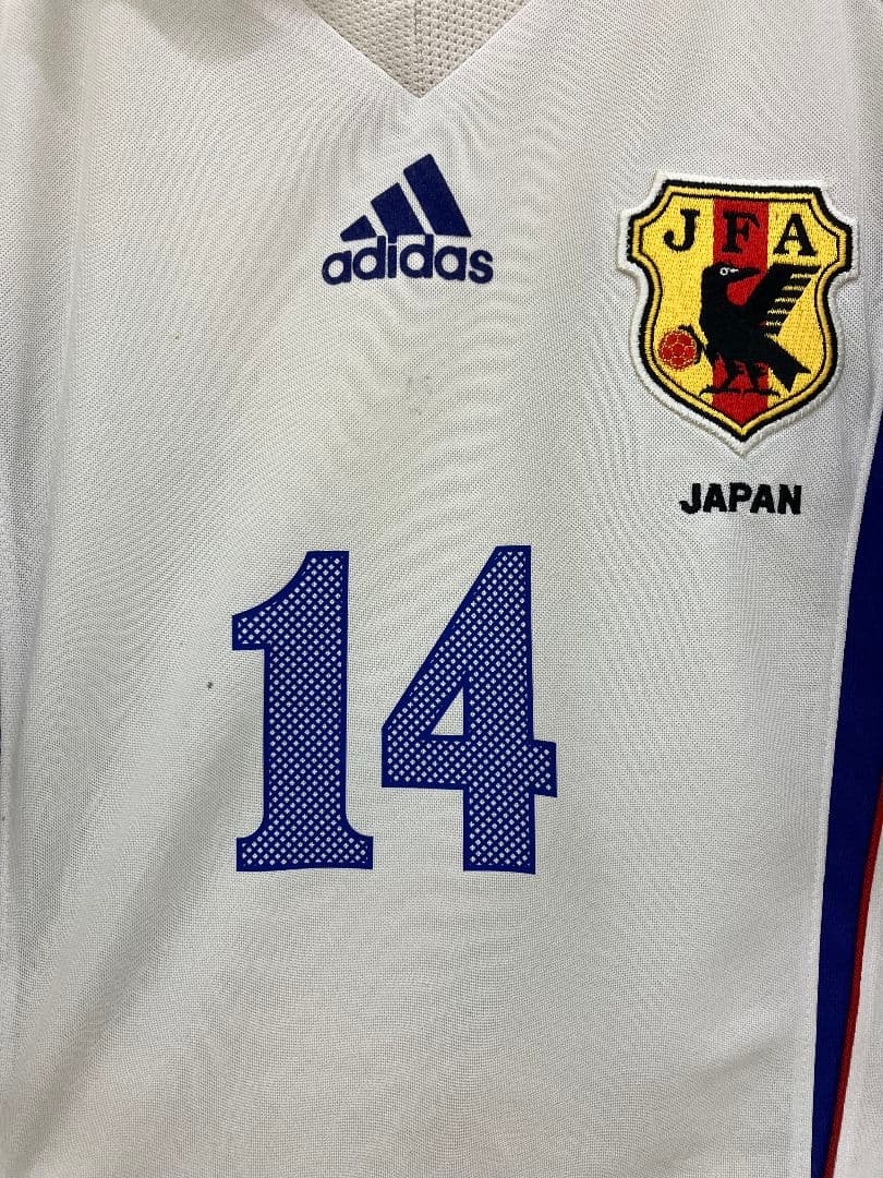 99-00 日本代表 中村俊輔 アディダスオフィシャル アウェイユニフォーム