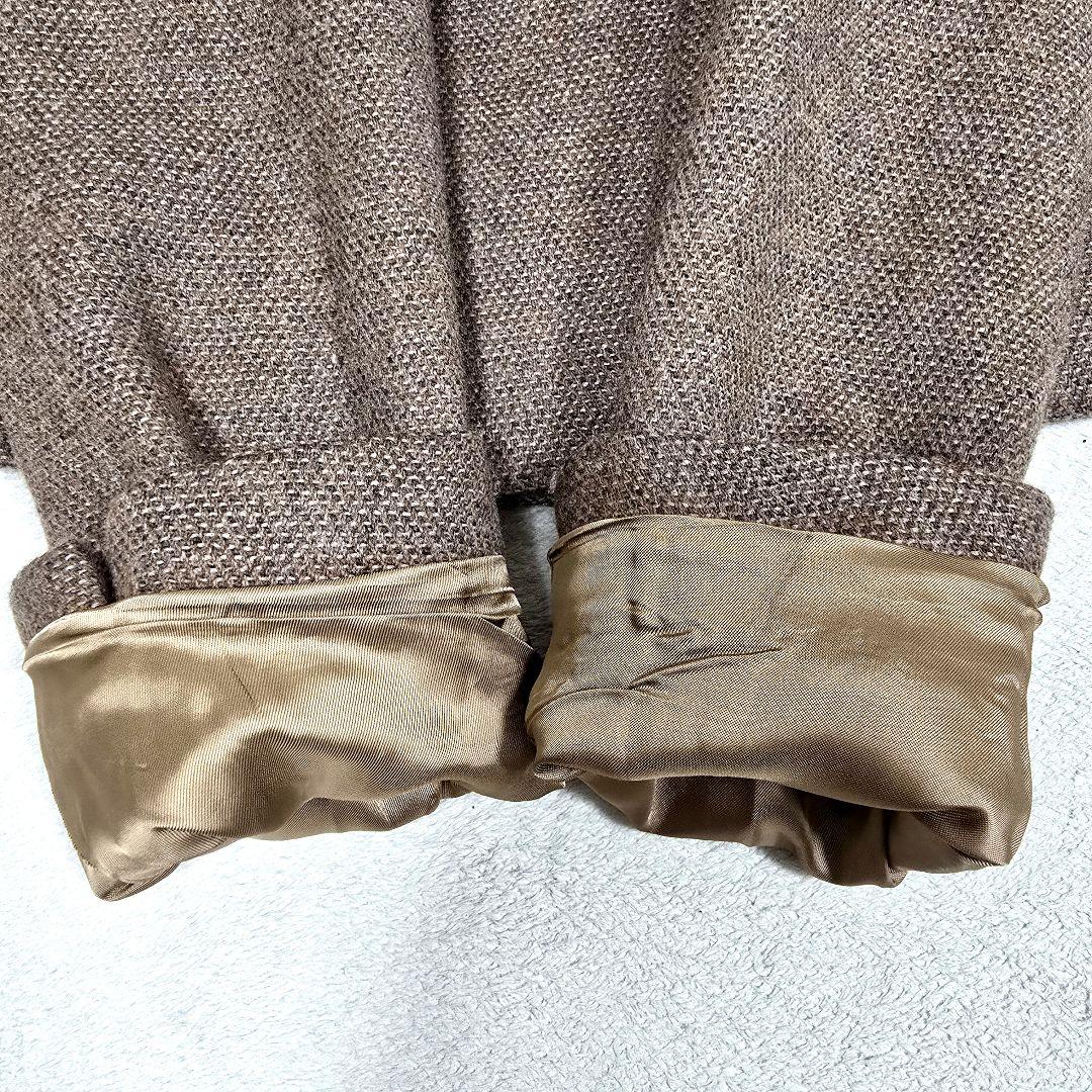 極美品 イーヴォ ダブルチェスターコート カシミヤ混 イタリア製 裏地