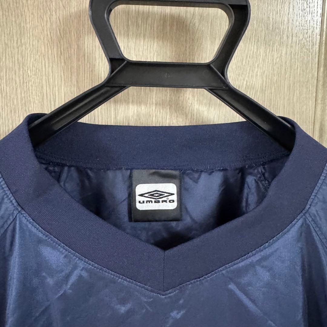 アンブロ ピステ/ナイロントップス XOサイズ/ネイビー/超ビッグサイズ