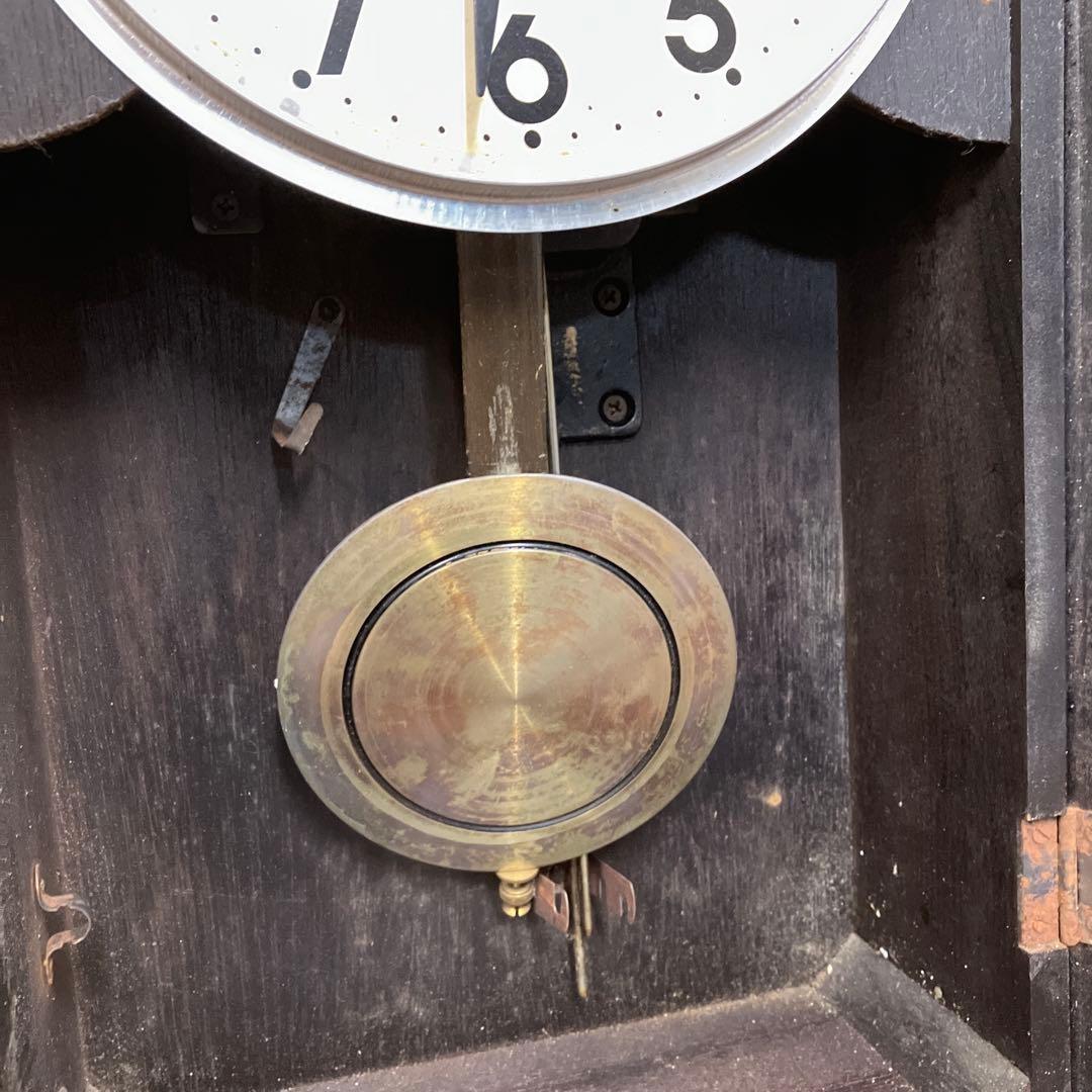 E-2 ジャンク品 昭和レトロ 栄計舎 時計 SUPER DELUXE 振り子 - メルカリ