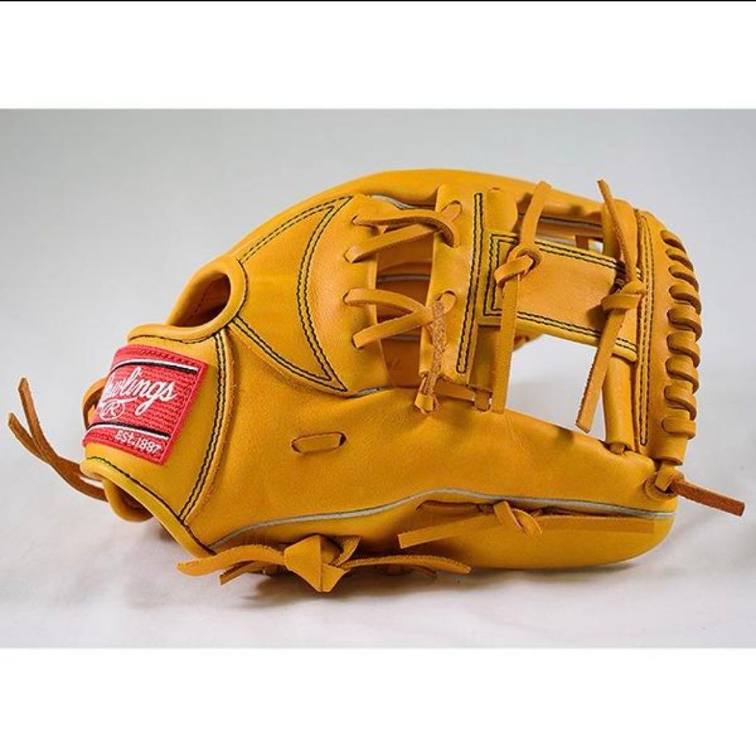 匿名配送】Rawlings ローリングス 本革 ゴールドタン 軟式グローブ