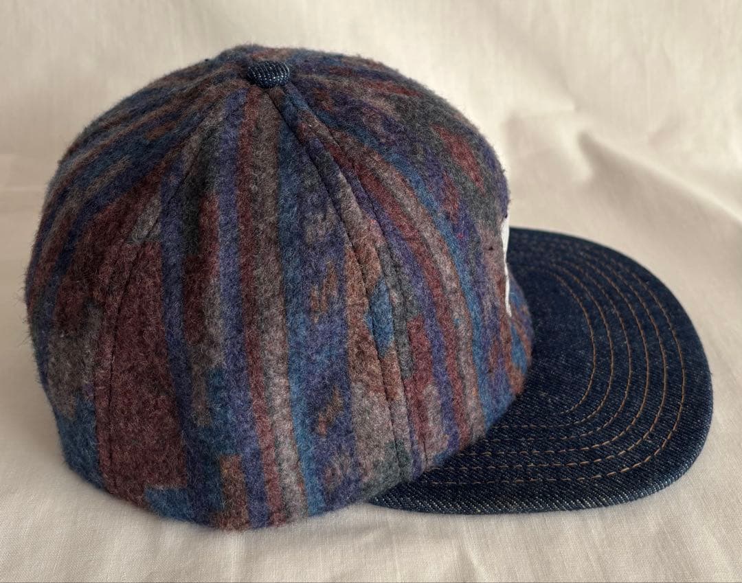 未使用】希少USA製 90s Carhartt ネイティブブランケットキャップ