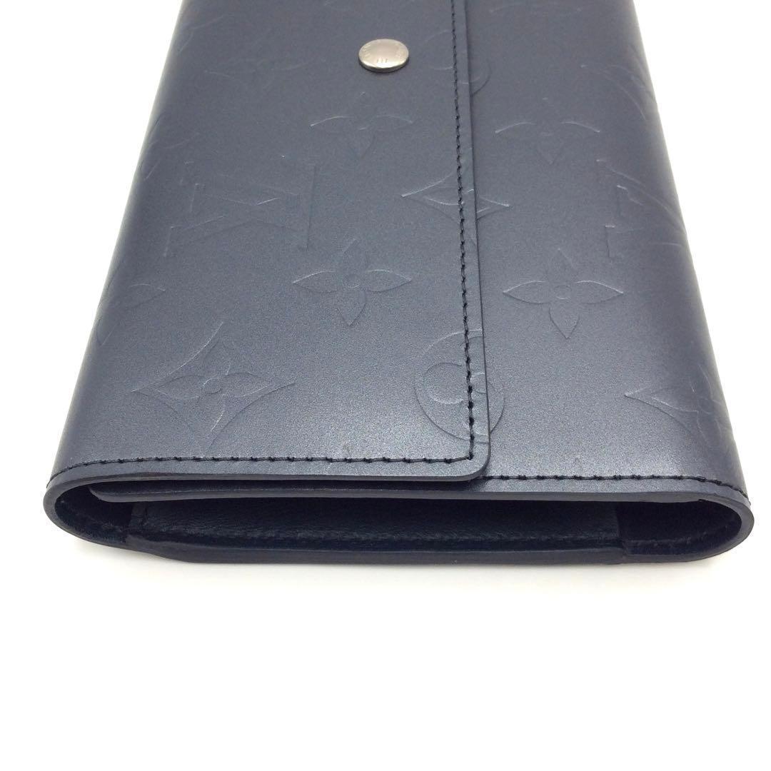 ルイヴィトン モノグラムマット インターナショナル 三つ折り長財布