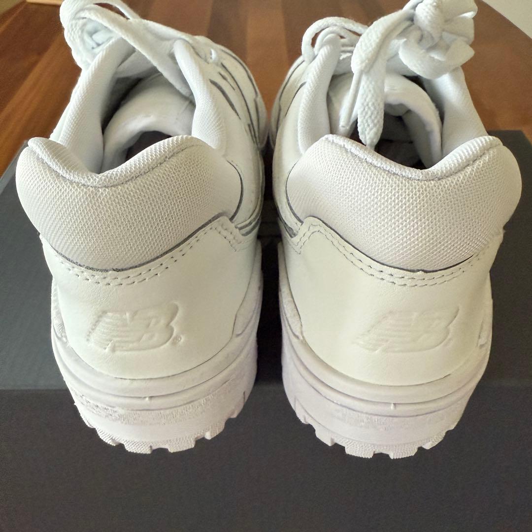 New Balance ホワイトスニーカー BB550 WWW 24.5cm D