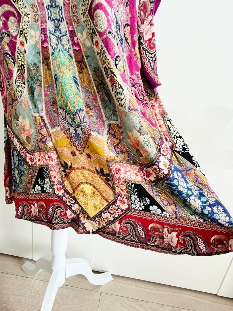 ETRO✨️イタリア製】 ノースリーブ ペイズリー柄 ワンピース 40 L