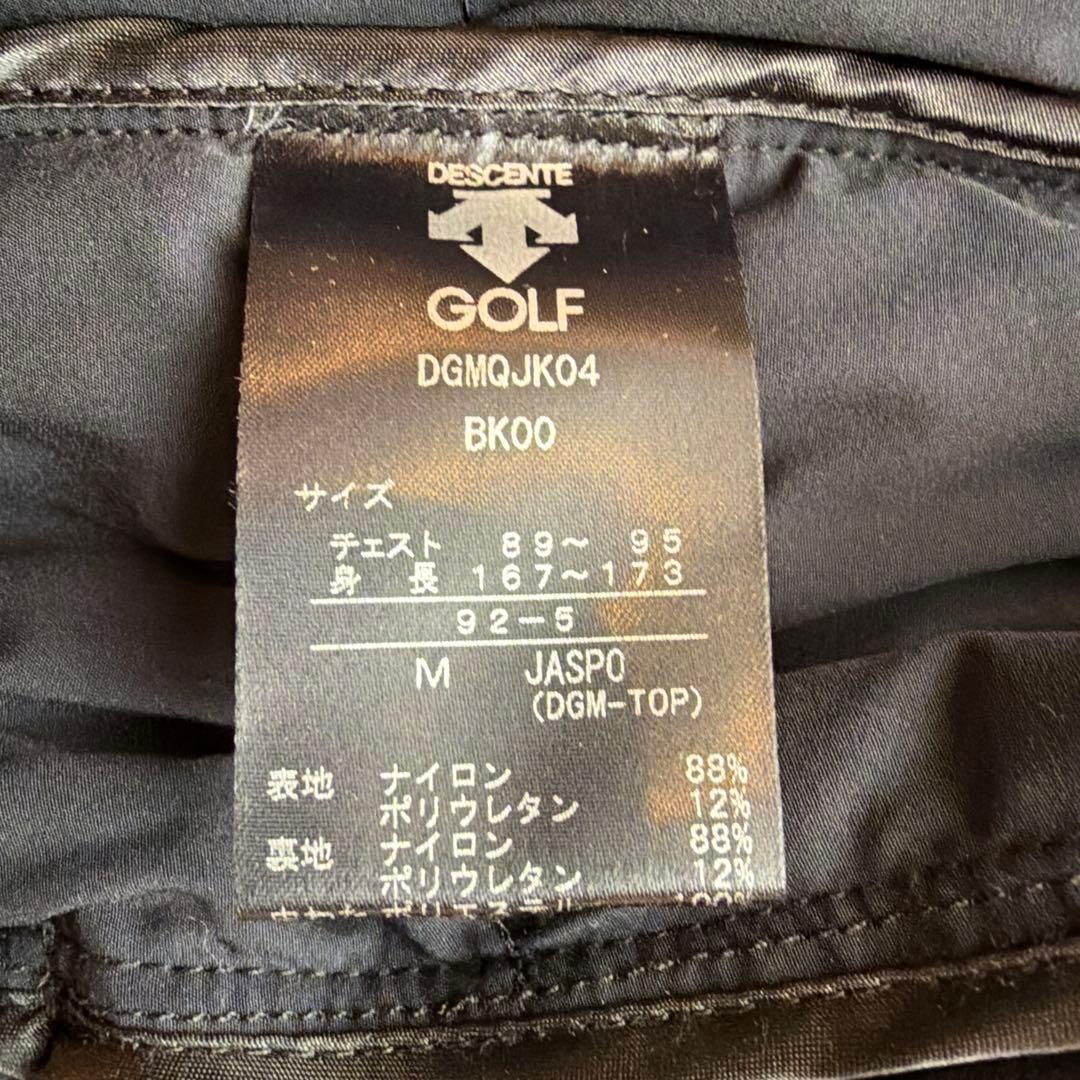 未使用美品 DESCENTE GOLF ブラックジャケット M - メンズウェア工場