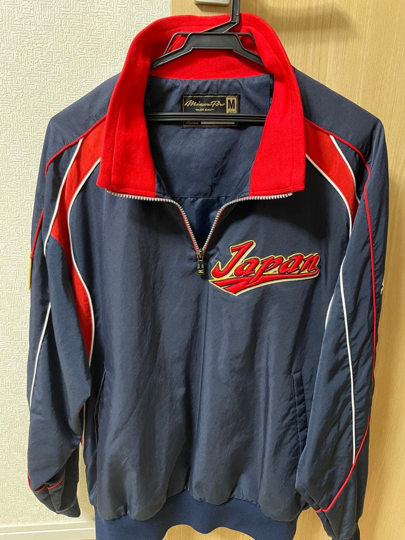 2009 WBC公式 限定版ジップジャケット MIZUNO（ミズノ） 【MIZUNO】ミズノ WBC日本代表モデル ハーフ