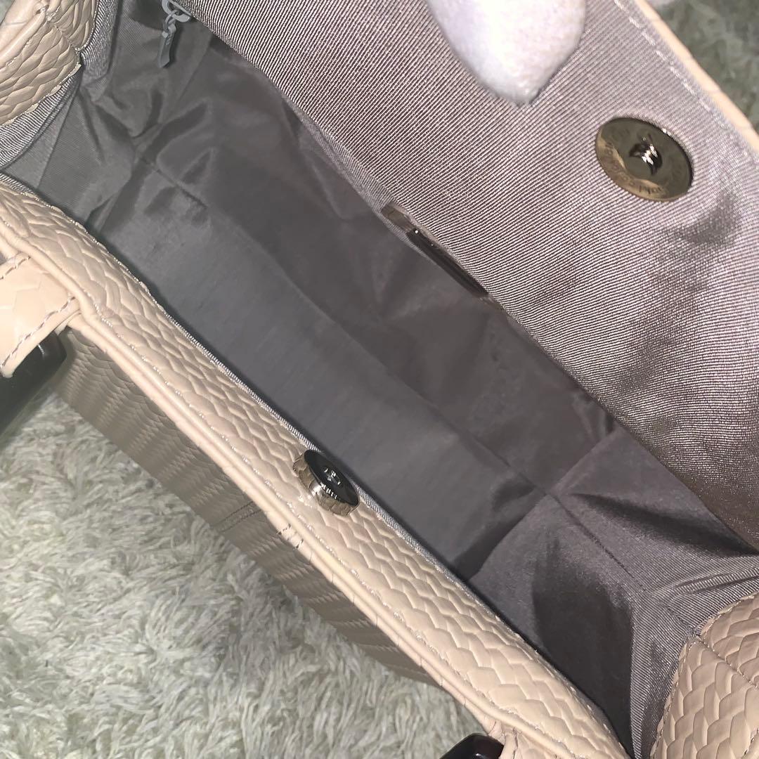 極美品✨傳濱野 プレッソトート ウッドハンドル ハンドバッグ レザー