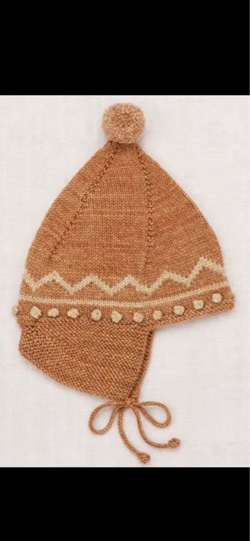 Misha and Puff pointy peak hat 2-4y