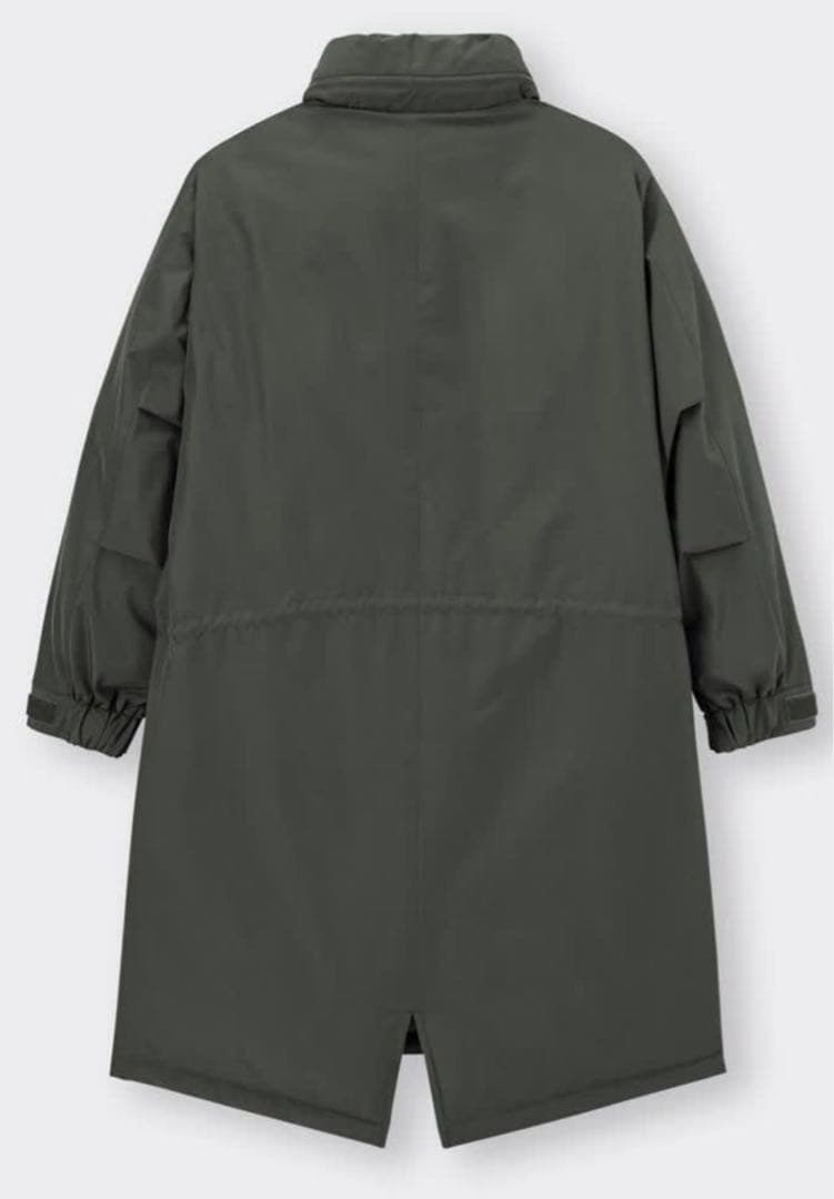 希少完売入手困難 GU ヒートパデッドモッズコート XXL