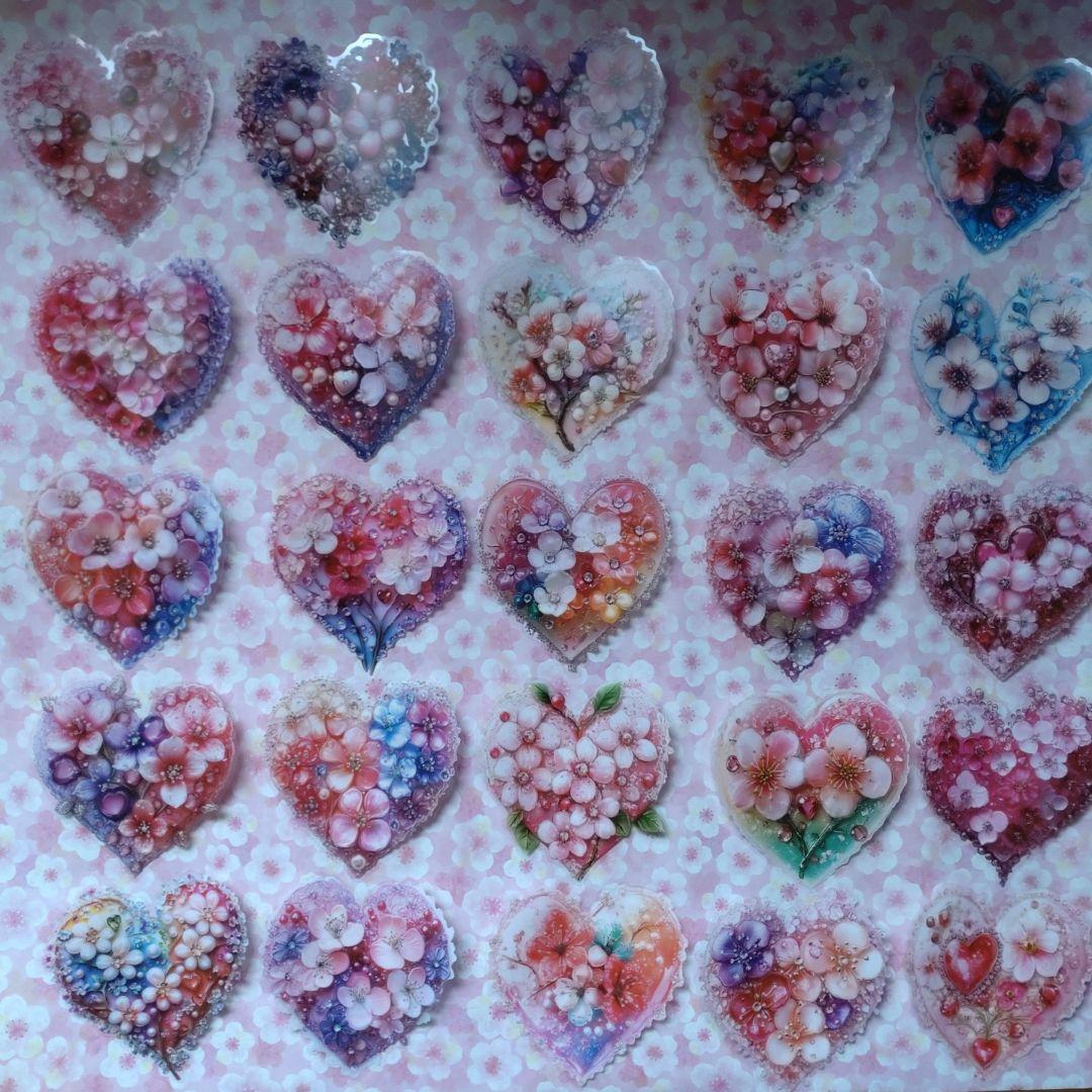 nene様 Sakura Heart PETステッカー - メルカリ