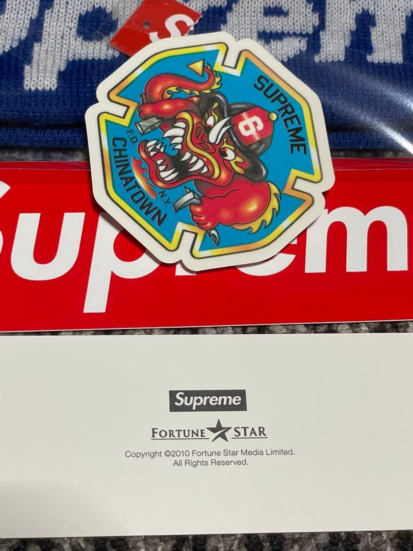 Supreme ヘッドバンド 青x NEW ERA (レア希少品)希少品レアカラー